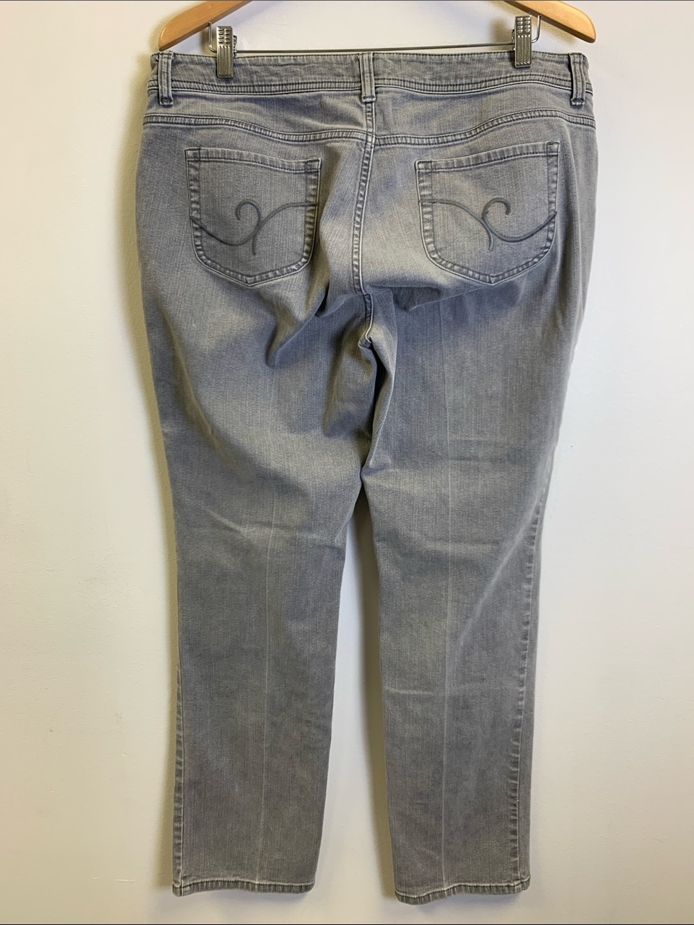 Additions by Chico's Light Gray Straight-Leg Jeans - Picture 4 of 4